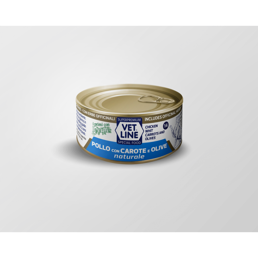 POLLO, CAROTE E OLIVE NATURALE 70 G