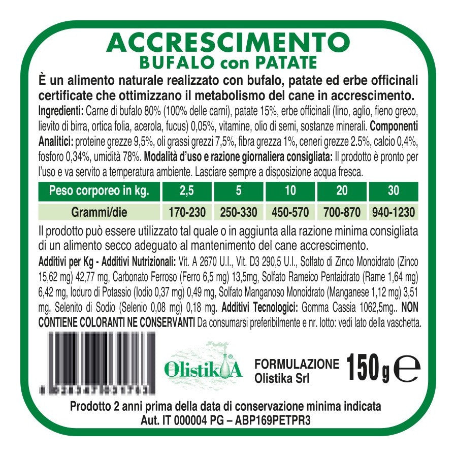 ACCRESCIMENTO BUFALO 150G