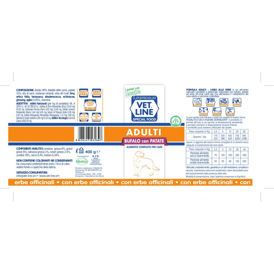 ADULTI BUFALO 400G