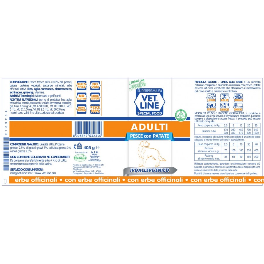 ADULTI PESCE 400G