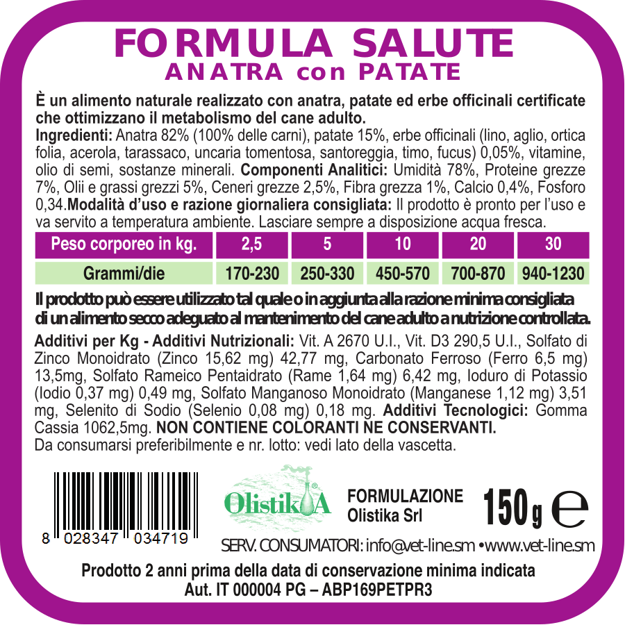 SALUTE CERVO 150G